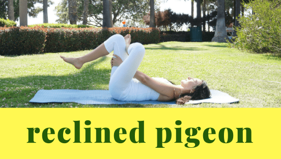Private Yoga Instructor Santa Monica Los Angeles Reclined Pigeon
