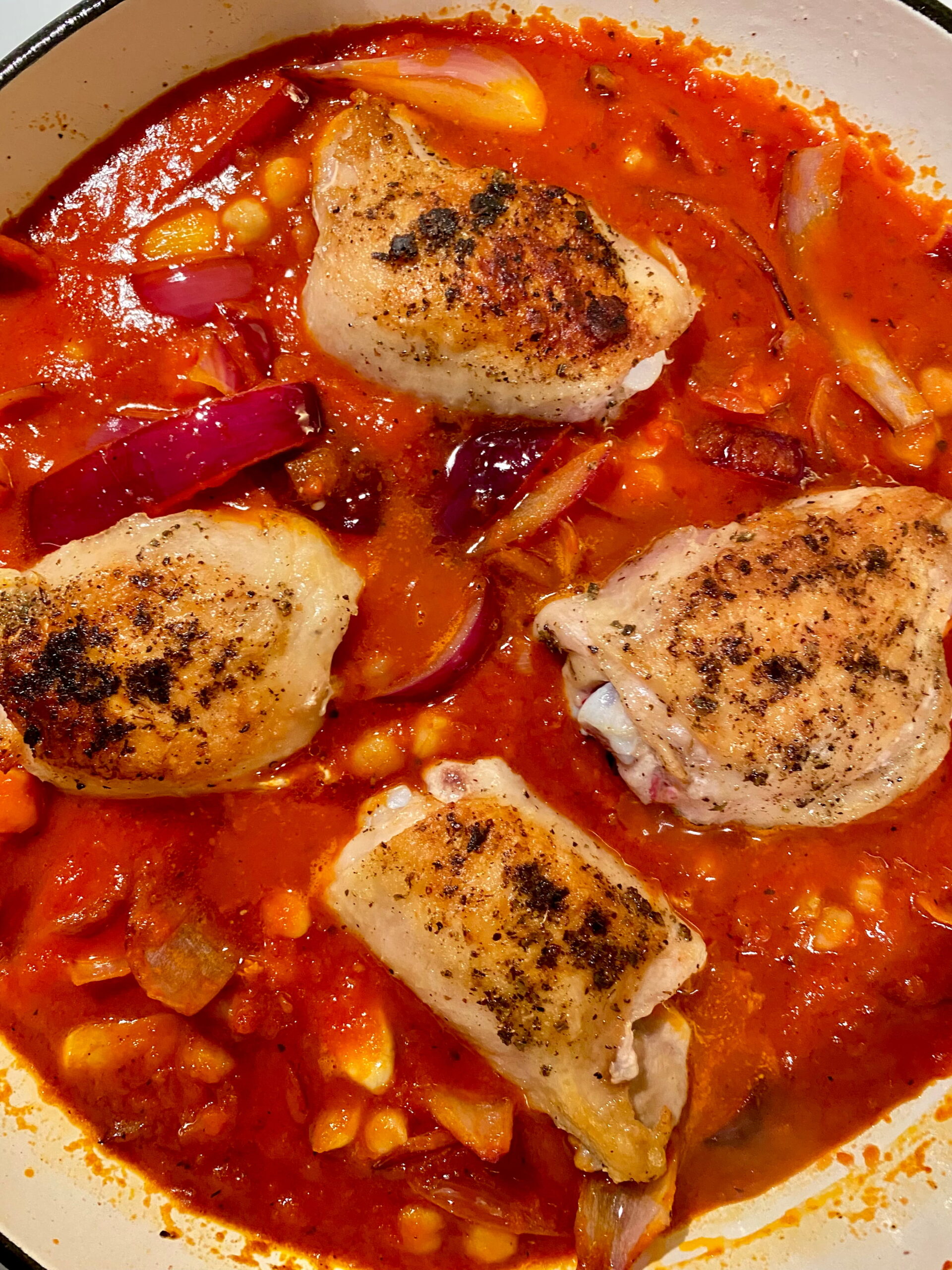 Private Yoga Instructor Santa Monica Los Angeles Chicken & Chickpea Marinara