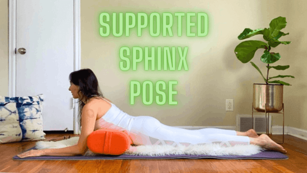 Private Yoga Instructor Santa Monica Los Angeles Catherine Tingey Supported Sphinx