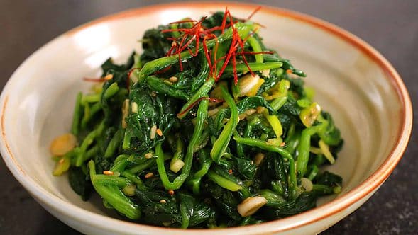 Private Yoga Instructor Santa Monica Los Angeles My Take On Korean Spinach